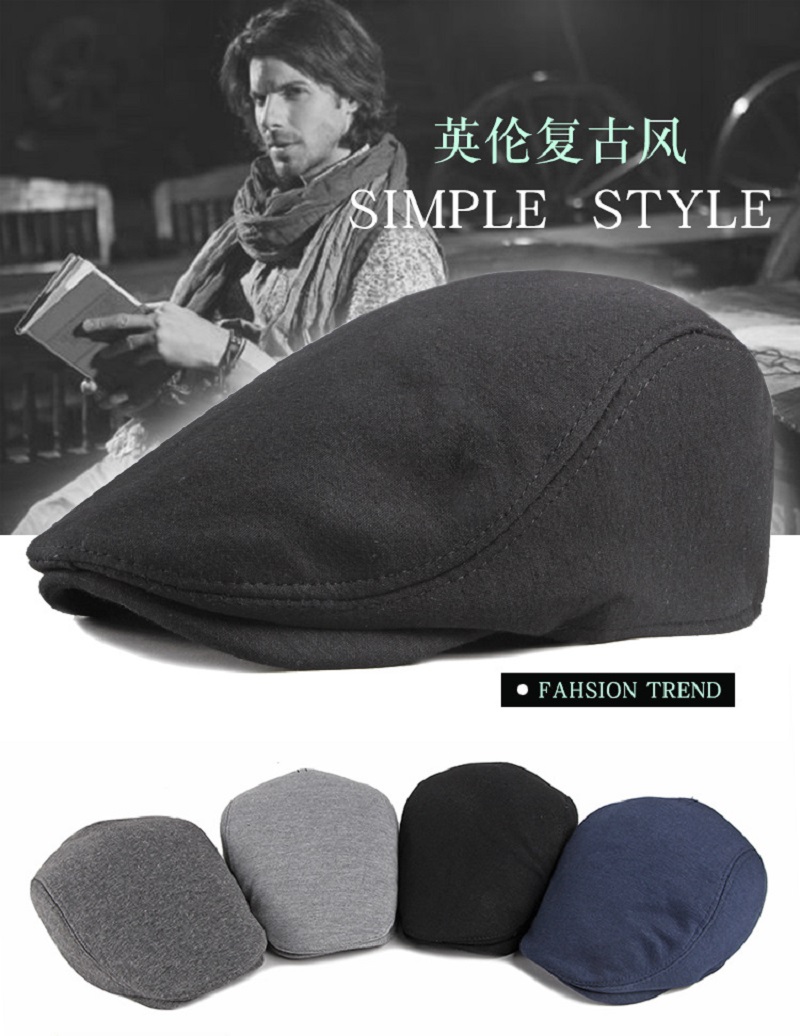Newsboy Cap Ivy - قبعة نيوسبوي قطنية للنساء والرجال، قبعة