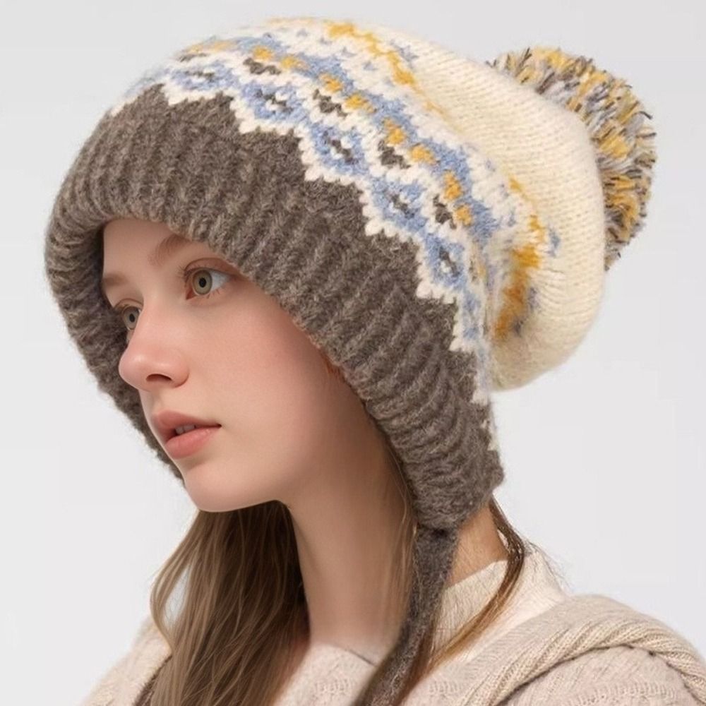 أزياء Pompom قبعة دافئة يندبرو - مراجعة Winter Trapper Hat وسعره