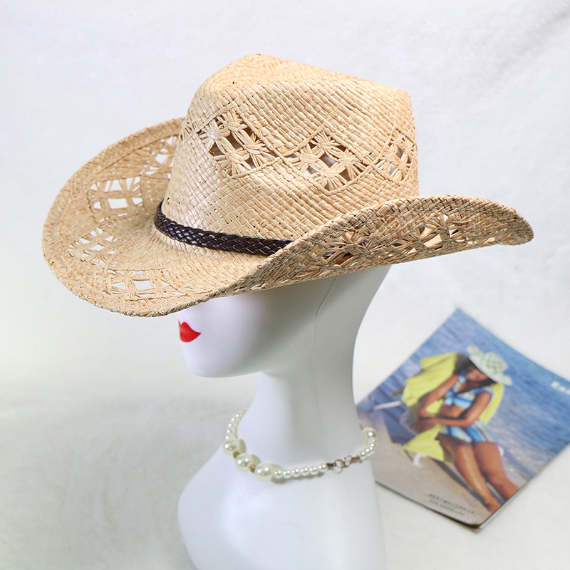 قبعة رعاة البقر الغربية المصنو - مراجعة Cowboy Hat Straw وسعره