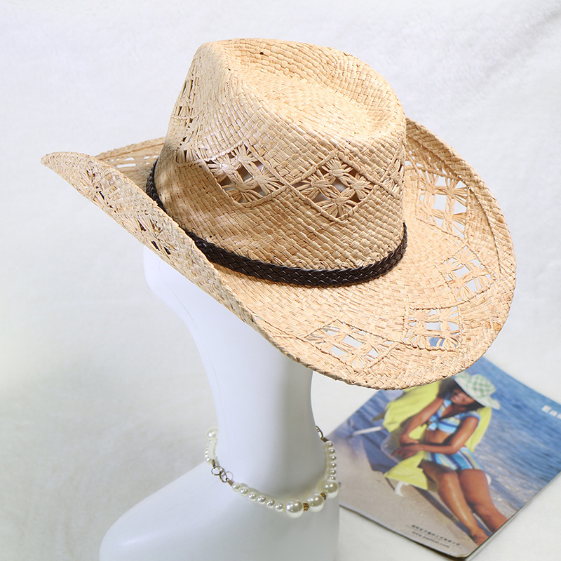 قبعة رعاة البقر الغربية المصنو - مراجعة Cowboy Hat Straw وسعره