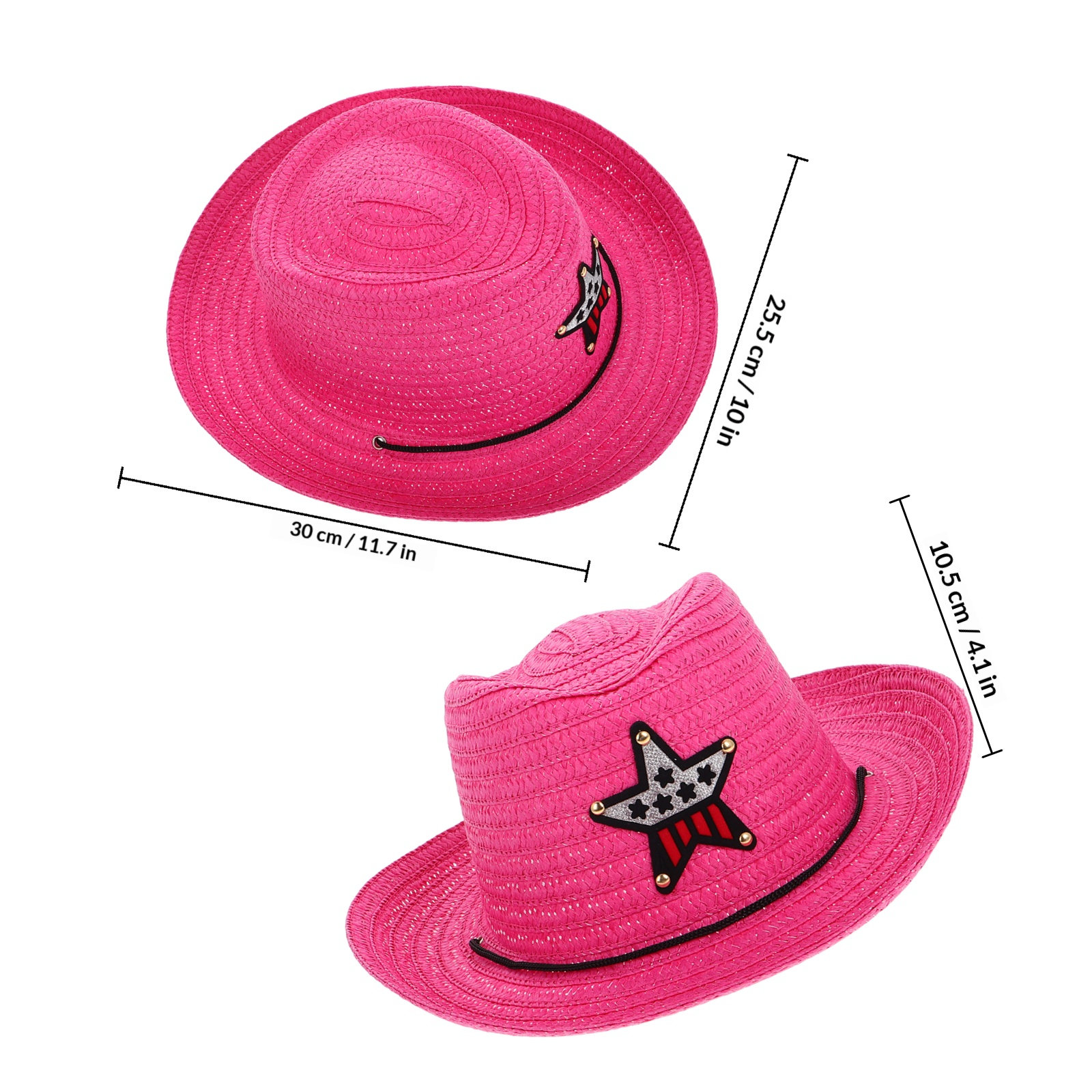 قبعة كاوبوي للأطفال مصنوعة من  - مراجعة Cowboy Hat Straw وسعره